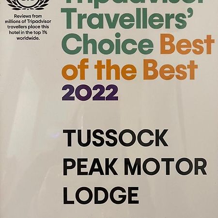 Tussock Peak Motor Lodge Hanmer Springs Extérieur photo